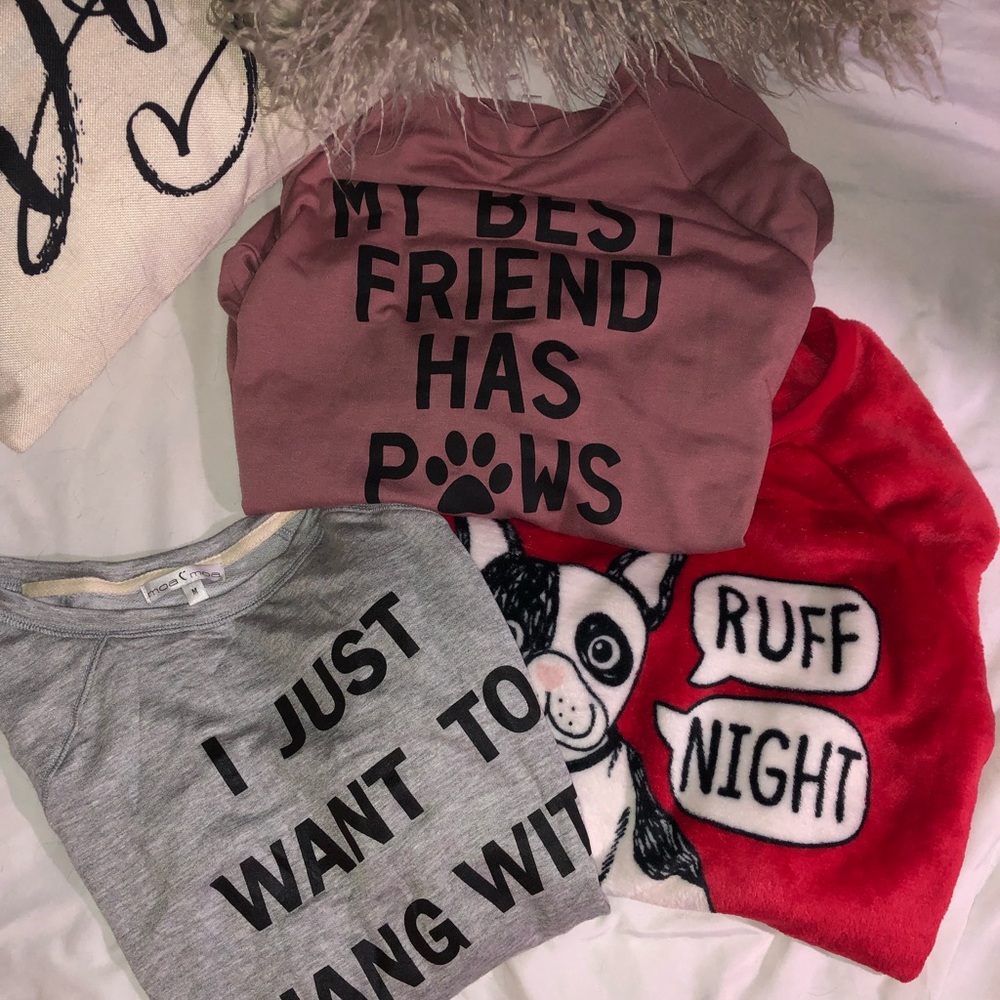 Dog shirts (set of 3) 🐾